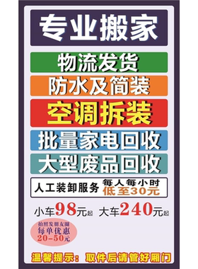 旧衣回收海报贴纸广告绿色健康宣传门贴画旧衣服回收背胶防水防晒