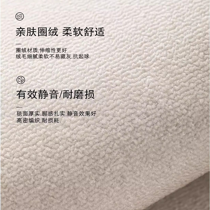 地毯卧室客厅床边2025新款沙发加厚法式家用防水隔音地垫轻奢高级 - 图1