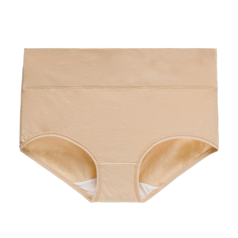 高腰纯棉内裤女全棉抗菌女士提臀收腹大码纯色透气简约少女三角裤,淘宝优惠券,粉丝福利购,淘宝优惠卷
