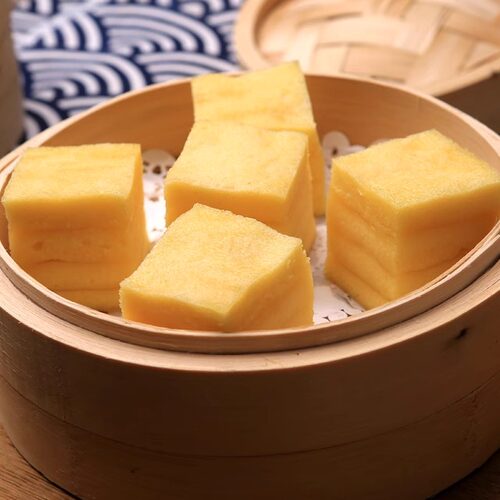 奶香软层糕宝宝松糕半成品儿童早餐发糕蒸糕鸡蛋糕12个480g - 图0