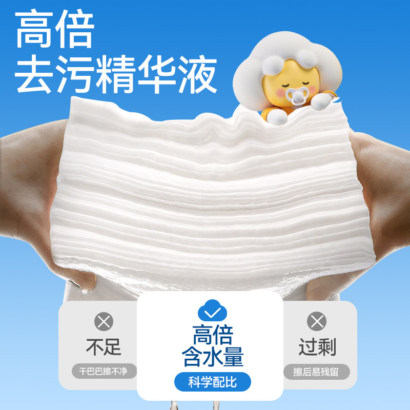 棉柔世家羽绒服湿巾4包40片