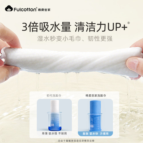 棉柔世家100%纯棉洗脸巾壁挂式一次性洁面巾悬挂式擦脸巾加厚柔巾 - 图1
