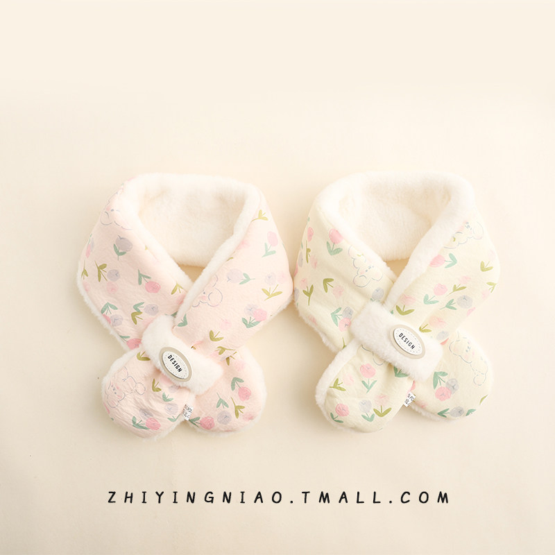 儿童围巾秋冬季保暖围脖宝宝卡通儿童加厚婴幼儿冬天防风保暖脖套,淘宝优惠券,粉丝福利购,淘宝优惠卷