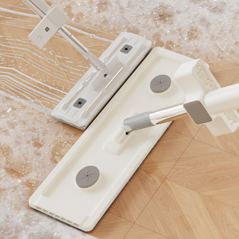 平板拖把家用大免手洗干湿两用一体拖布夹布一拖净刮水免弯腰拖把,淘宝优惠券,粉丝福利购,淘宝优惠卷