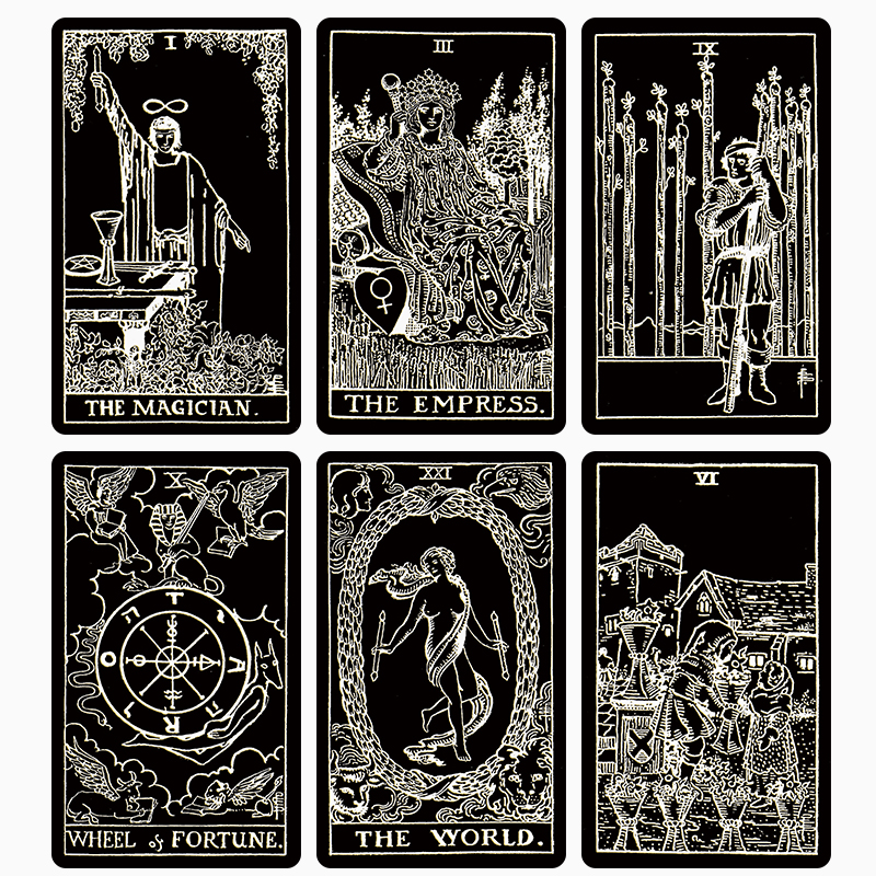 银线莱德韦特taluo牌英文版初学者塔牌罗The Silver Thread Tarot - 图0