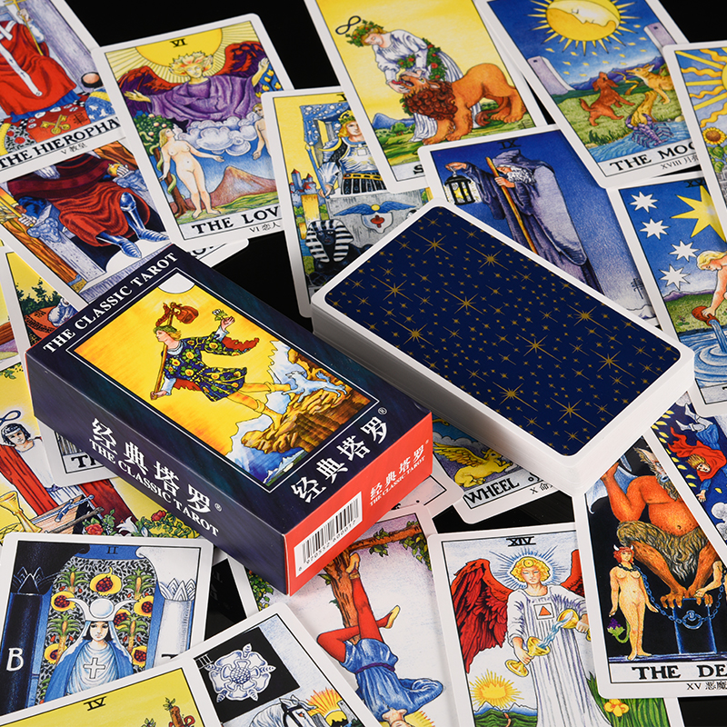 普及版经典韦特塔罗牌正版教程桌布维特初学者入门tarot - 图2