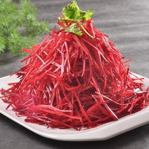 【千牛优福】甜菜头500g 甜根菜 新鲜紫菜头红菜头大头菜西餐摆盘 - 图2