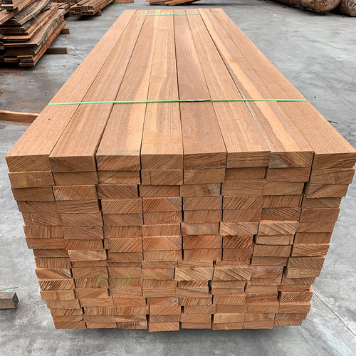 正宗印尼菠萝格防腐木板地板木方实木木料户外园林古建庭院板材 - 图1