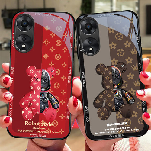 适用OPPOA1pro手机壳PHQ110的手机套A1pro新款oppo保护套防摔软壳硅胶玻璃男女款网红可爱情侣卡通超薄全包个 - 图3
