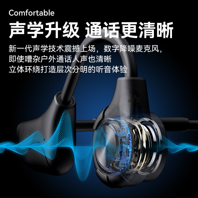 京芝索尼骨传导蓝牙无线运动耳机 京芝蓝牙耳机