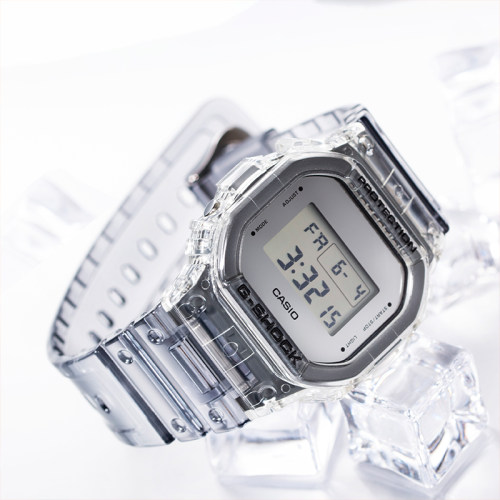 卡西欧小方块g-shock经典酷黑运动手表男DW-5600UBB-1/SK/MS/E/N - 图2