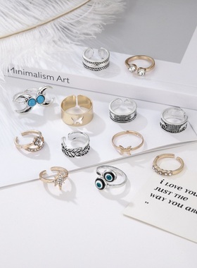 脚趾戒子指环开口戒指