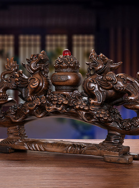 如意聚财办公室书柜貔貅摆件