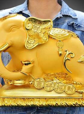 工艺储钱罐乔迁新居开业大象摆件