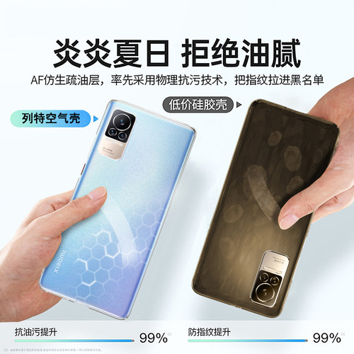 列特 适用于小米civi手机壳超薄透明Xiaomi镜头全包防摔保护套还原裸机硅胶软壳CIVI个性男女款潮牌定制外壳 - 图2
