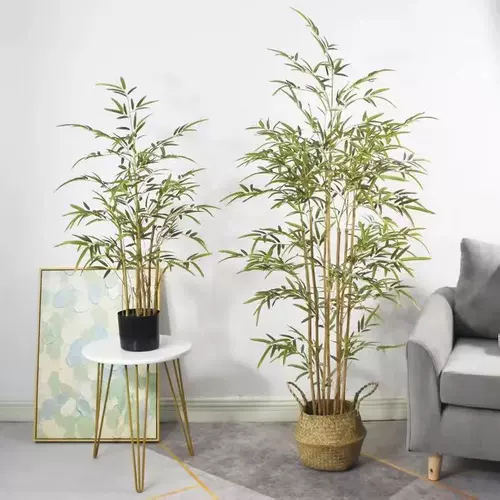 Новая китайская симуляция бамбука ландшафтная комната декоративное горшечное чайное домик