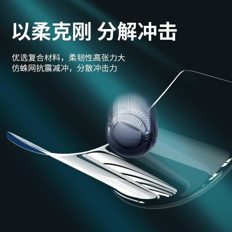 oppoReno5水凝膜全包边reno5 pro手机膜全屏覆盖OPPO钢化膜原装por高清0ppo蓝光opp0曲面曲屏前后膜防爆防摔 - 图3