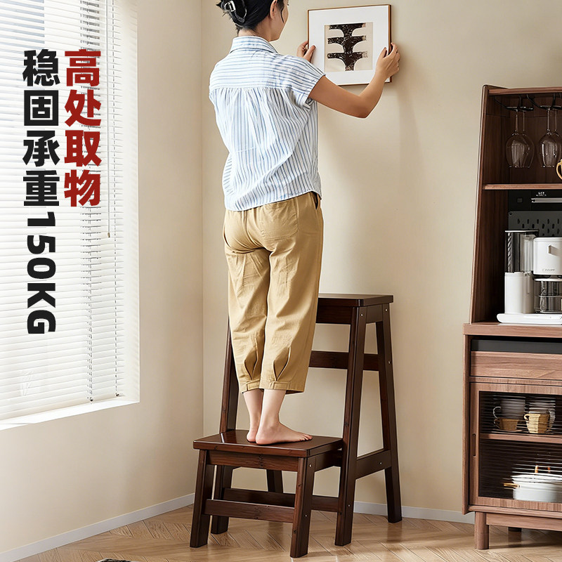 多功能梯凳家用梯子加厚人字梯室内登高爬梯两步梯一凳两用置物架,淘宝优惠券,粉丝福利购,淘宝优惠卷
