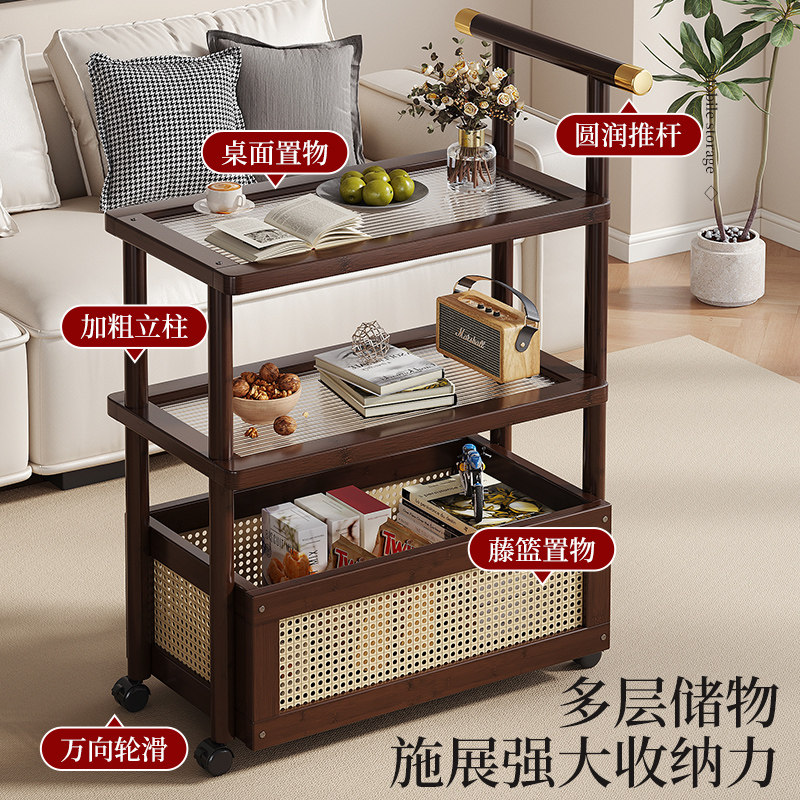 可移动茶几小推车沙发边几创意角几客厅2025新款侧边柜轻奢高级感,淘宝优惠券,粉丝福利购,淘宝优惠卷