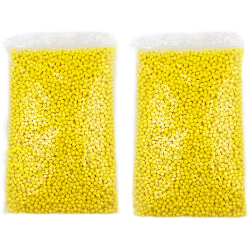 儿童玩具6mm塑料弹塑胶弹回忆8090黄色软胶弹7-8mm实心珠子无孔珠,淘宝优惠券,粉丝福利购,淘宝优惠卷