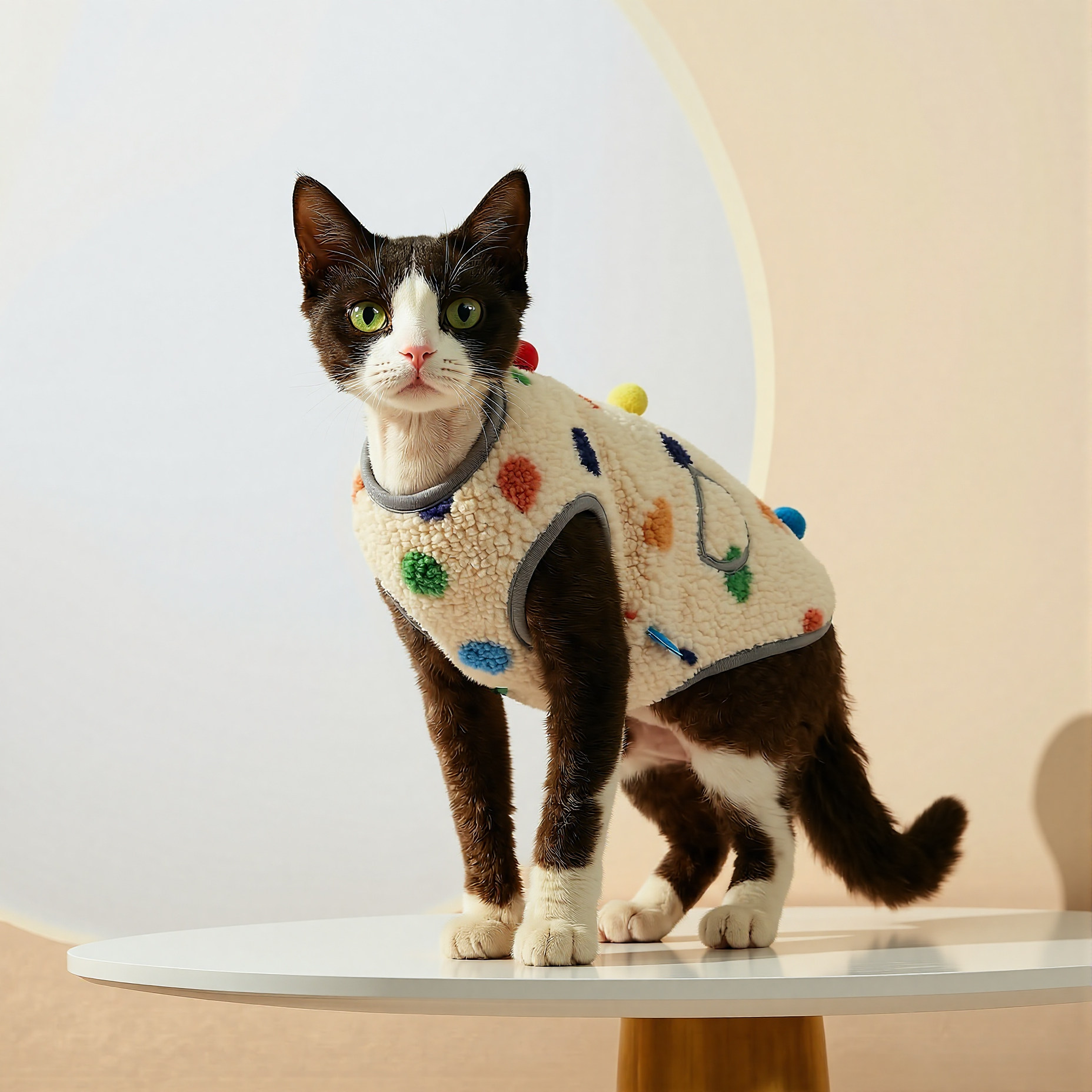 冬装防掉毛羊羔绒加厚保暖蓝猫德文布偶猫小猫衣服秋冬季防风马甲,淘宝优惠券,粉丝福利购,淘宝优惠卷