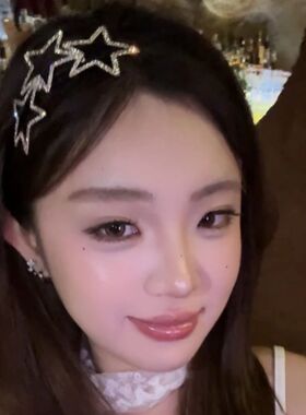 Y2K五角星镂空甜酷发箍头饰女