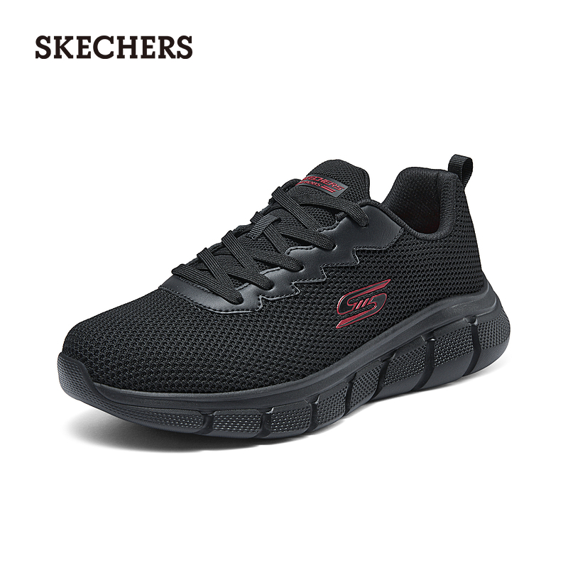 Skechers斯凯奇男鞋2024年夏新款时尚跑步鞋舒适休闲鞋软底运动鞋 - 图1