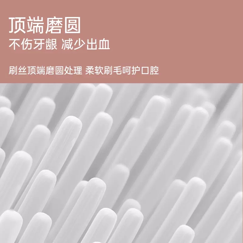 软毛电动牙刷头适用HUSM花上替换头F1/E1/E2/E3/E8/S1/S5声波刷头 - 图2