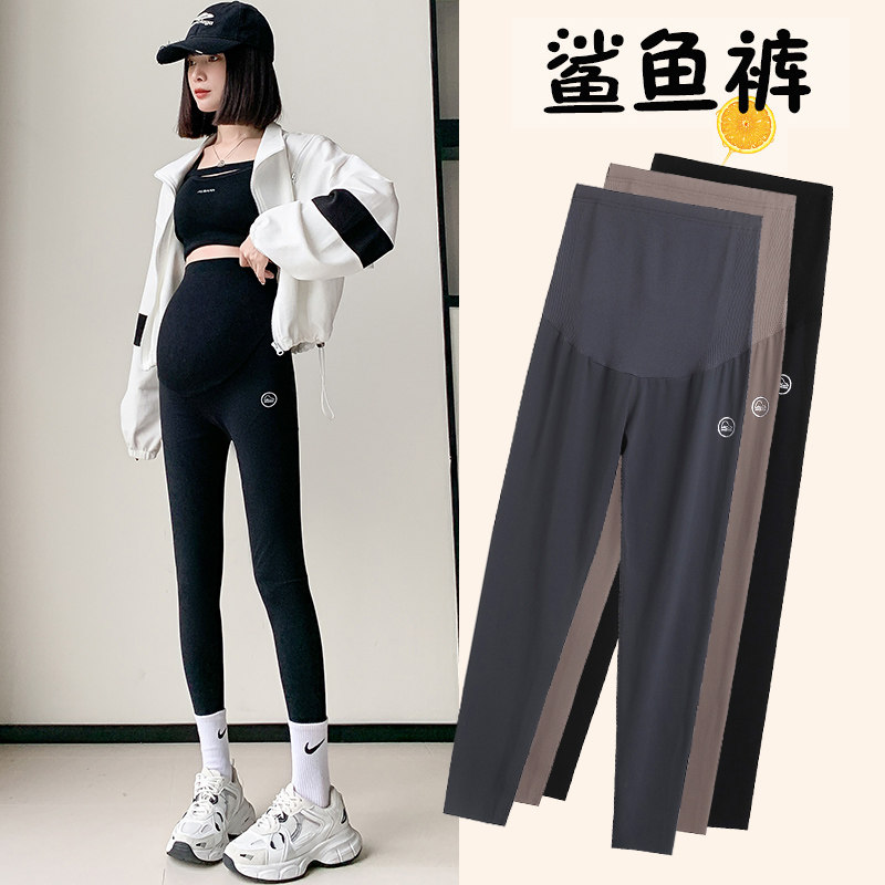 超大码孕妇蜂窝打底裤秋冬加绒弹力鲨鱼裤300托腹可调瑜伽裤200斤,淘宝优惠券,粉丝福利购,淘宝优惠卷