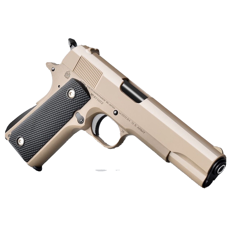 AQK1911黑曼巴柯尔特二代合金属软弹枪真人cs手抢玩具枪钨钢拉丝 - 图1