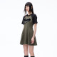 REVAN Rui Fan designer textured raglan sleeve sweatshirt dress RN71101083