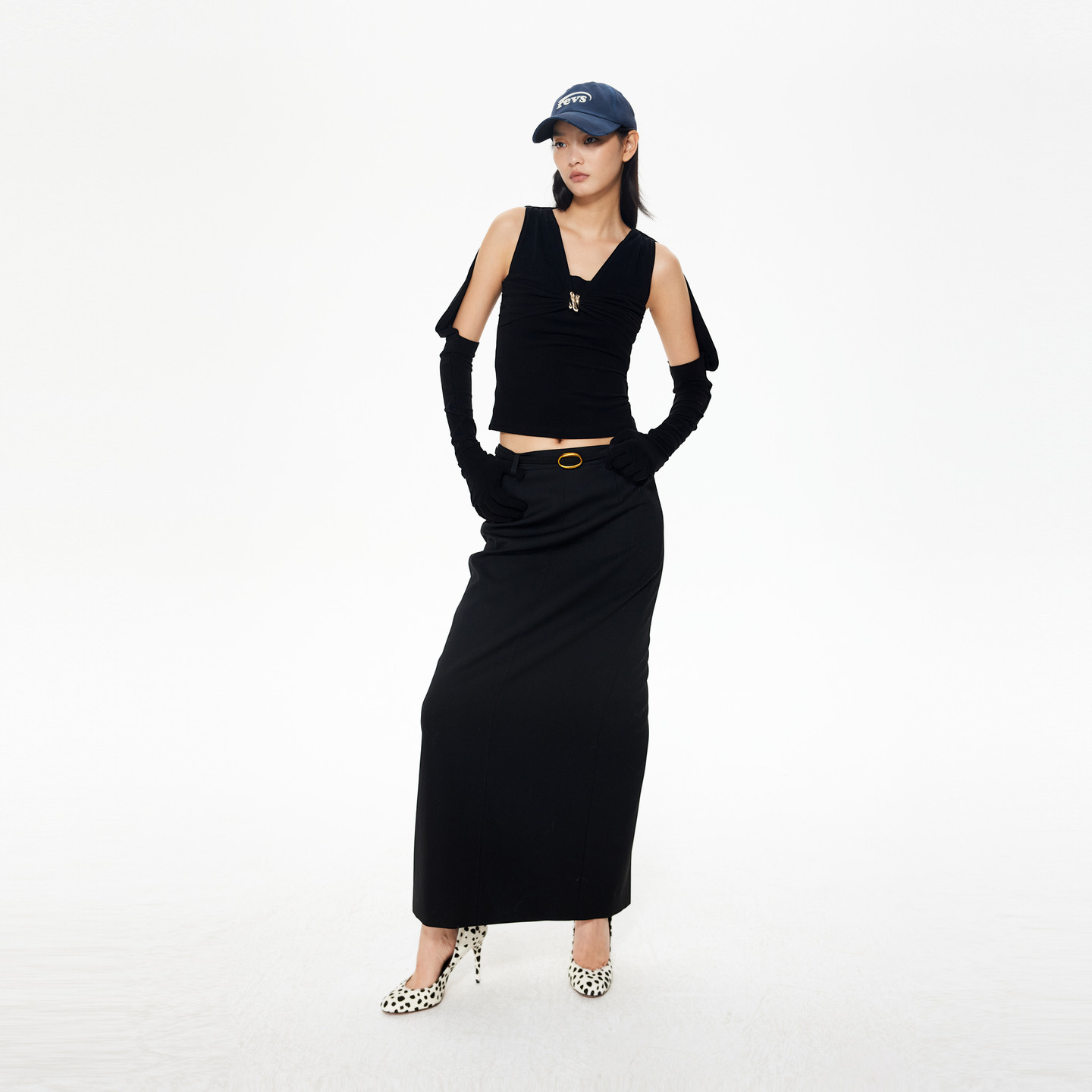 REVAN芮范设计师款露背扭结手套袖单衣RL90801235,淘宝优惠券,粉丝福利购,淘宝优惠卷