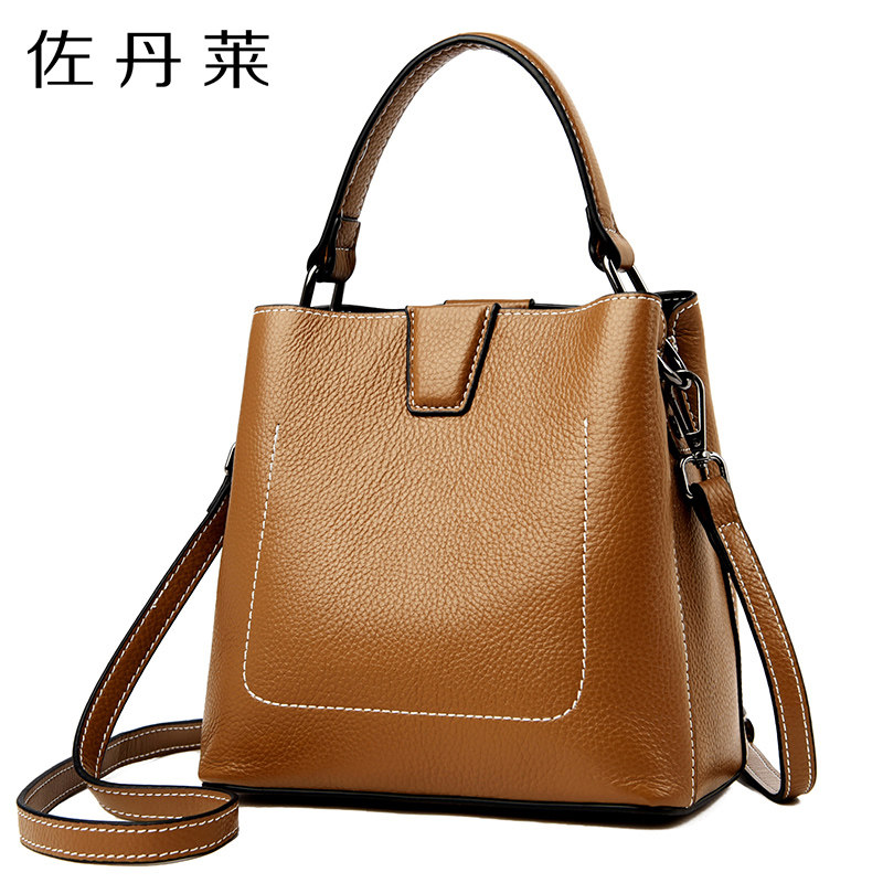 佐丹莱真皮2020新款潮单肩斜挎包包 佐丹莱箱包女士包袋