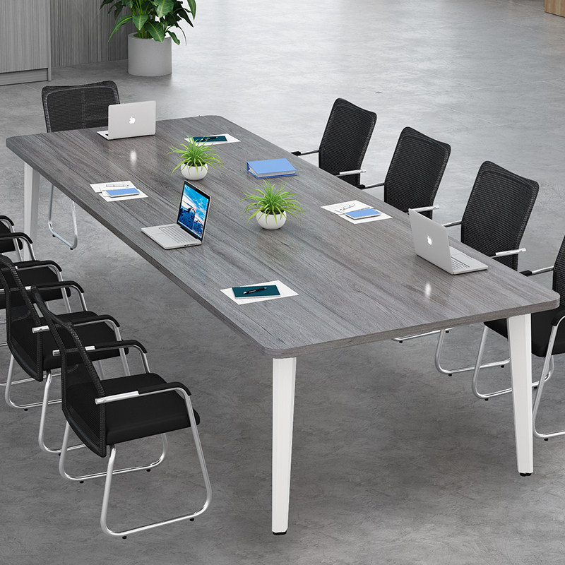 会议桌长桌简约现代长方形培训大小型洽谈桌椅组合长条桌子办公桌
