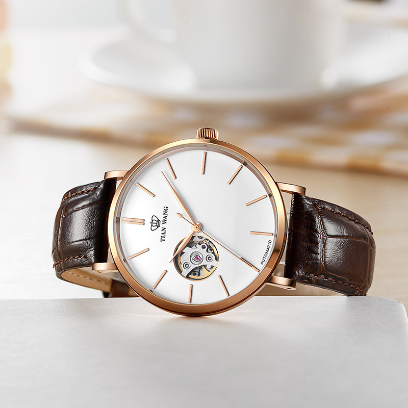 男官方正品镂空礼物顺丰5992天王表 天王深圳国产腕表