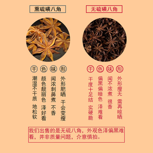 优质八角大料纯干大茴香料食用商用批发另售五香桂皮香叶组合佐料 - 图1