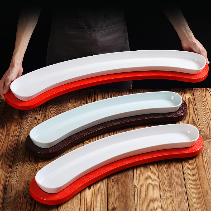 超长带鱼盘商用特色一米刀鱼盘饭店专用整条鳗鱼盘子火锅肉盘餐具,淘宝优惠券,粉丝福利购,淘宝优惠卷