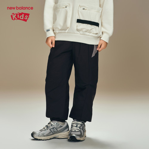 New Balance nb童装儿童男女秋冬新款保暖棉裤束脚长裤ND7XF44073 - 图1