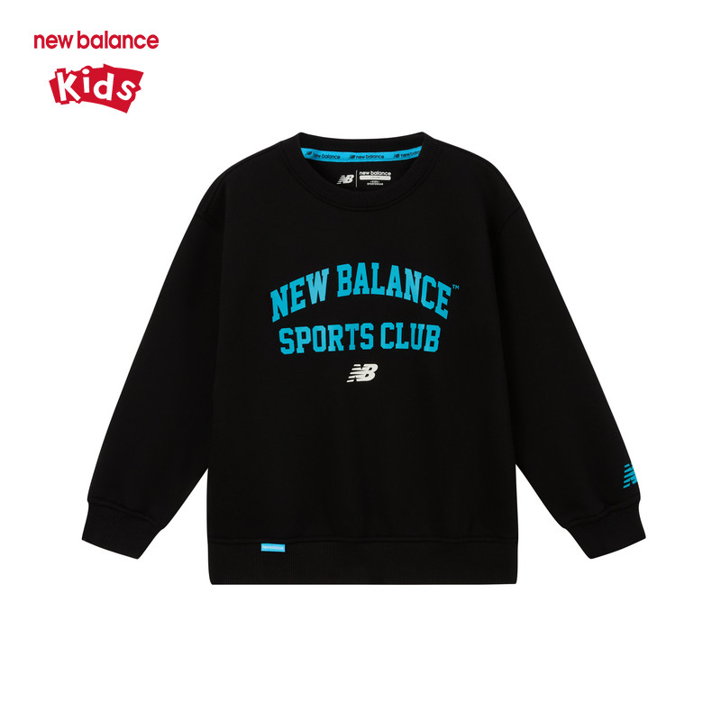 New Balance nb童装儿童男女春秋时尚简约舒适圆领卫衣ND7ZE4E063