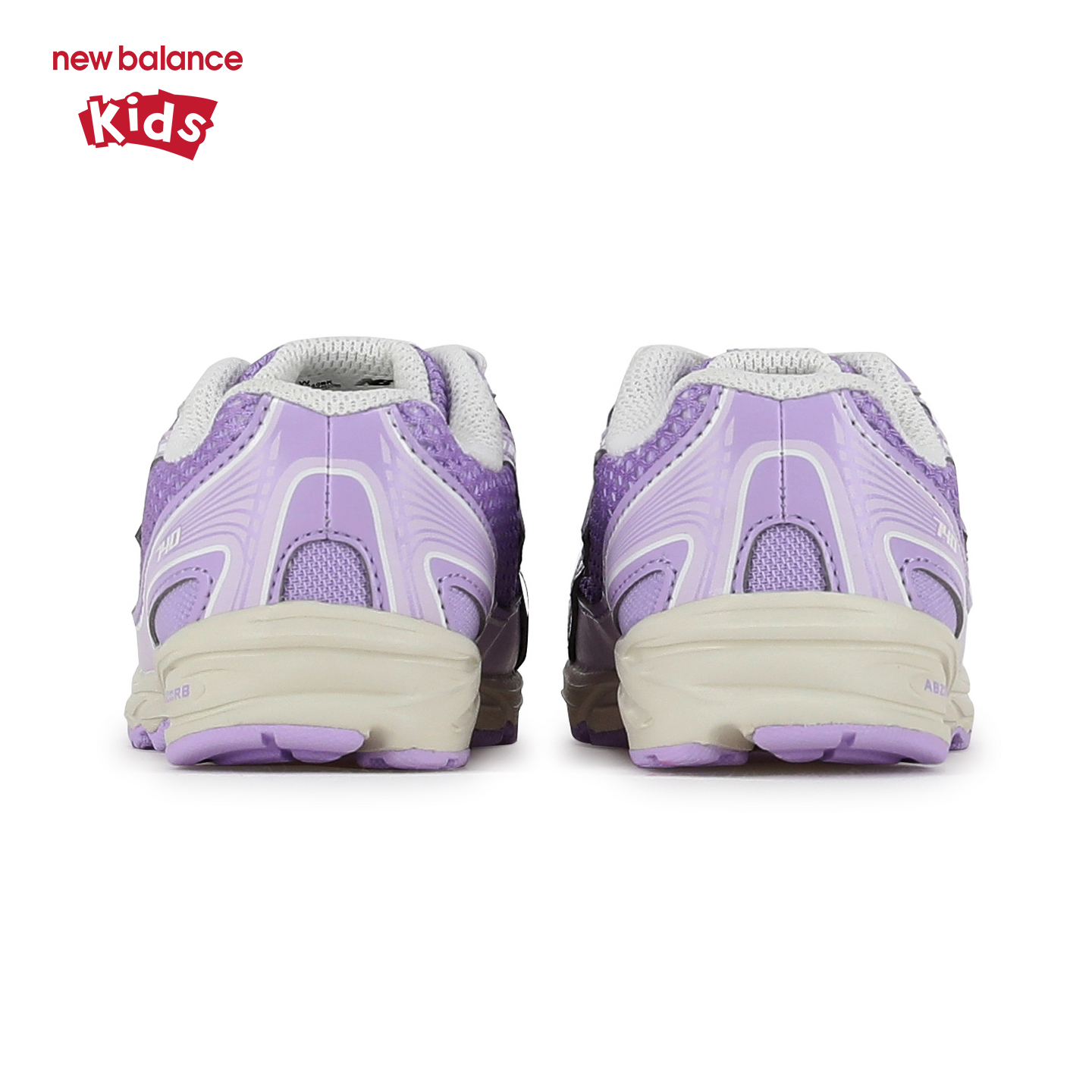 New Balance nb童鞋儿童男女0-4岁小童秋季网面紫色休闲鞋IZ740BK - 图1