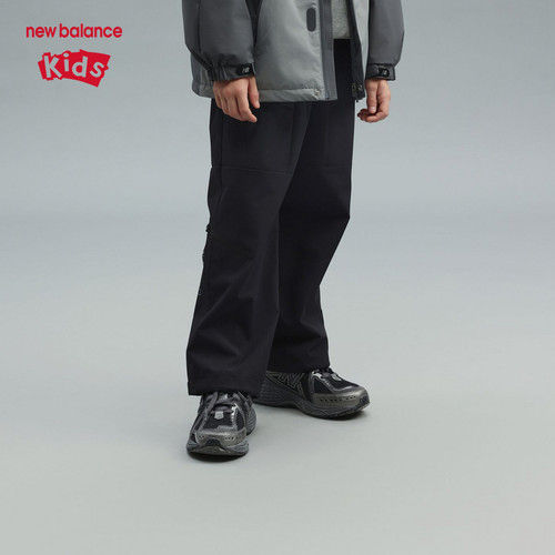 New Balance nb童装男女儿童2025年新束脚宽松运动裤子ND7TF15053 - 图0