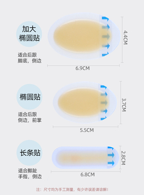 脚背防磨贴勃肯拖鞋打脚贴