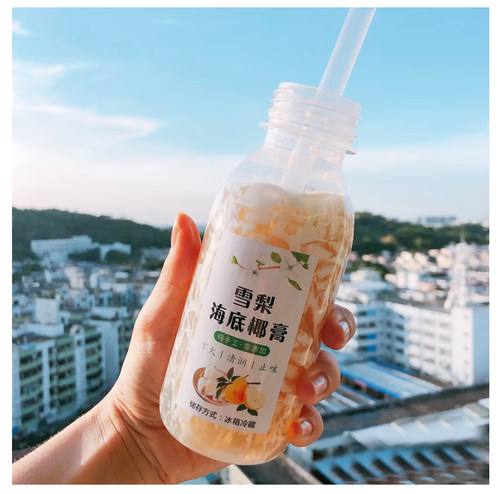 海底椰雪梨膏材料包汤包瓶子标签贴纸煲汤材料商用套餐摆地摊货源 - 图3