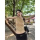 ເສື້ອຍືດແຂນສັ້ນ ເສື້ອຍືດຄໍເຕົ່າ ເສື້ອຢືດແບບ retro ເຄິ່ງຄໍເຕົ່າ