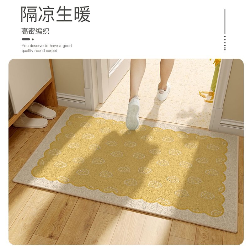 奶油风入户门地垫简约现代玄关脚垫卧室防滑门垫进门门口家用地毯,淘宝优惠券,粉丝福利购,淘宝优惠卷