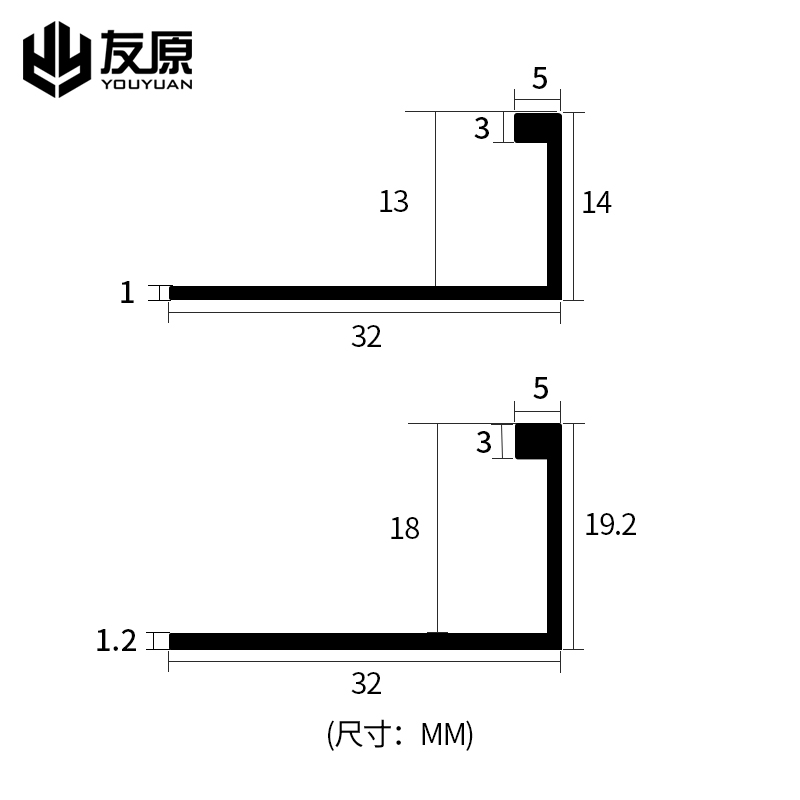 铝合金瓷砖收边条木地板封边条金属压条接缝条收口条阳角装饰线条 - 图1