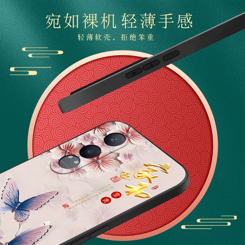 秋昊适用于oppok12x全包防摔手机壳pjt110软硅胶男女保护套opop欧珀k12x时尚新款国风彩绘外壳oppok12x妈妈用 - 图1