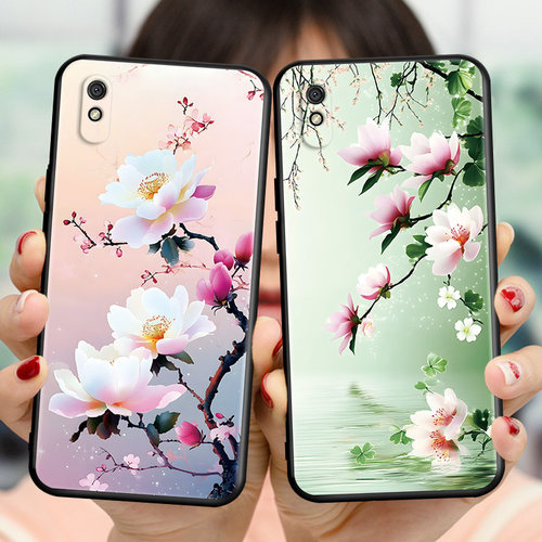秋昊适用于红米9a手机壳m2006c3lc唯美red mi9A春天honm9a好看HM防摔radmi花卉hmi9a保护套M2006C3LC女redmi9 - 图1