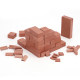 Sand table model simulation brick cement production materials