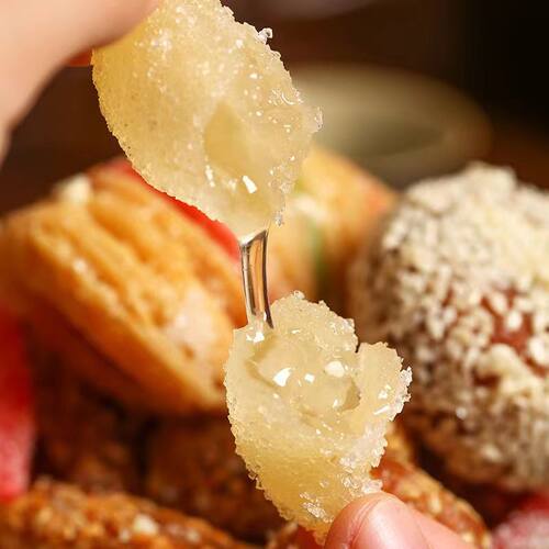 师大姐八喜果子糕河南特产老式点心蜜三刀羊角蜜糕点盒装喜果零食 - 图3